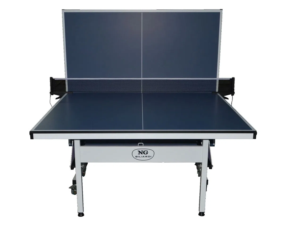 NG Biliardi Tavolo da Ping Pong Tie Break Interno (Blu) 274x152,5x76 cm