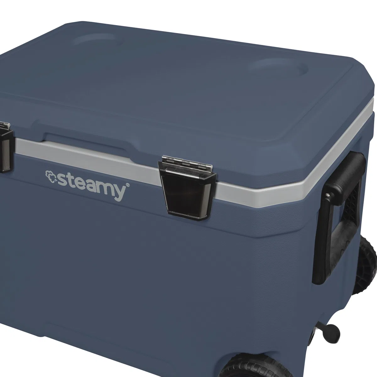 Steamy Cool 70 Frigoriferi portatile passivo con ruote, 70 Litri, Blu