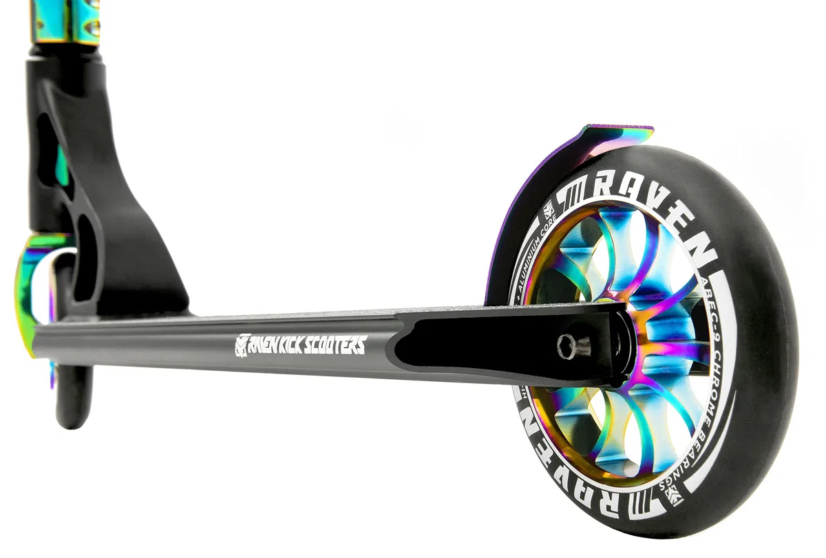 RAVEN Monopattino Acrobatico/Freestyle, Monopattino, Urbano Scooter Evolution Code 120mm