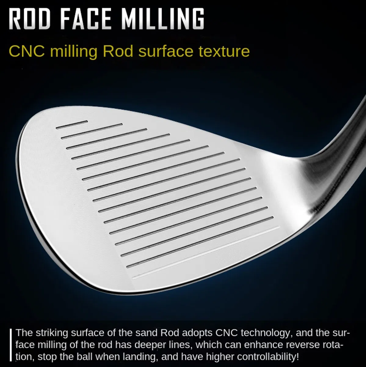 Golf Sand Wedge Club, 50-64 Gradi Cunei per Mazze da Golf, Superficie di fresatura CNC, Materiale in Acciaio Inossidabile, Forniture per Il Golf, Ottimo Regalo per Il Golf, Mano de