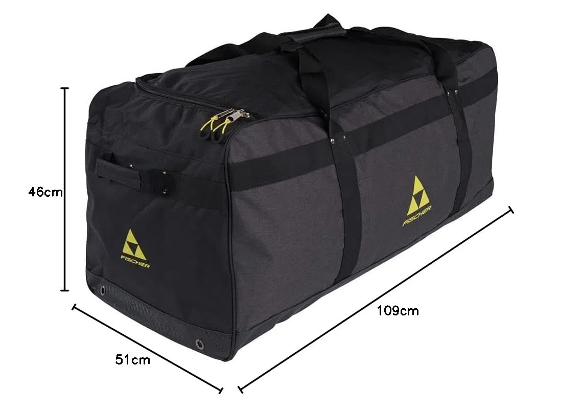 Fischer Borsa per hockey su ghiaccio, colore nero/giallo