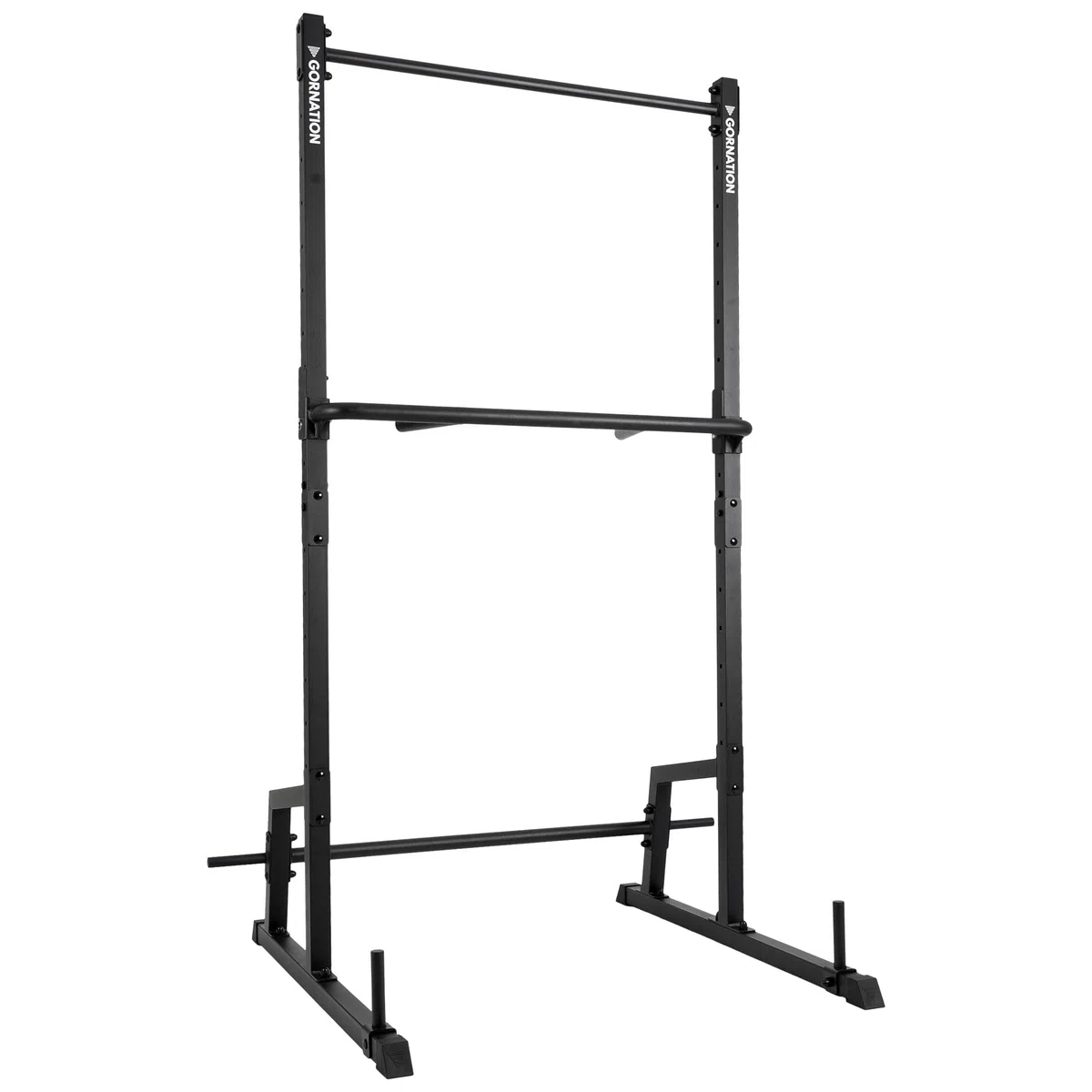 GORNATION Power Tower Multifunzione, Pull Up Station, Barra per trazioni, Perfetta per Fintess e Calisthenics, Squat Rack, Altezza Regolabile