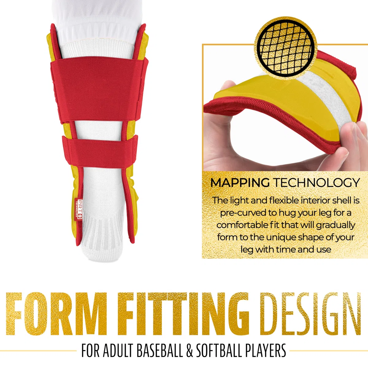 Franklin Sports, PRT Series Leg Guard Unisex Adulto