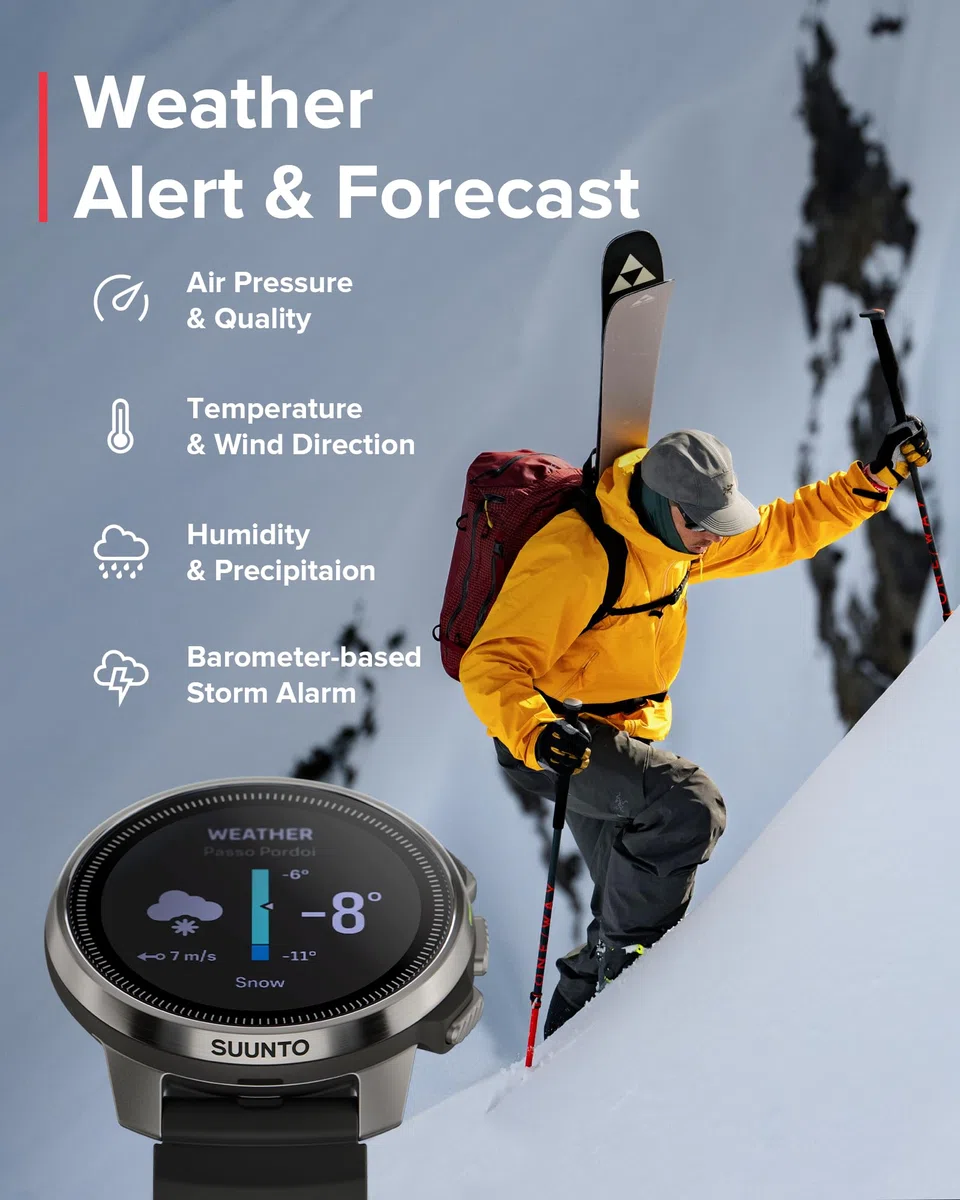 SUUNTO Ocean Dive Computer, Orologio GPS per allenamento e monitoraggio del percorso subacqueo con wireless, touchscreen AMOLED e GNSS a doppia banda