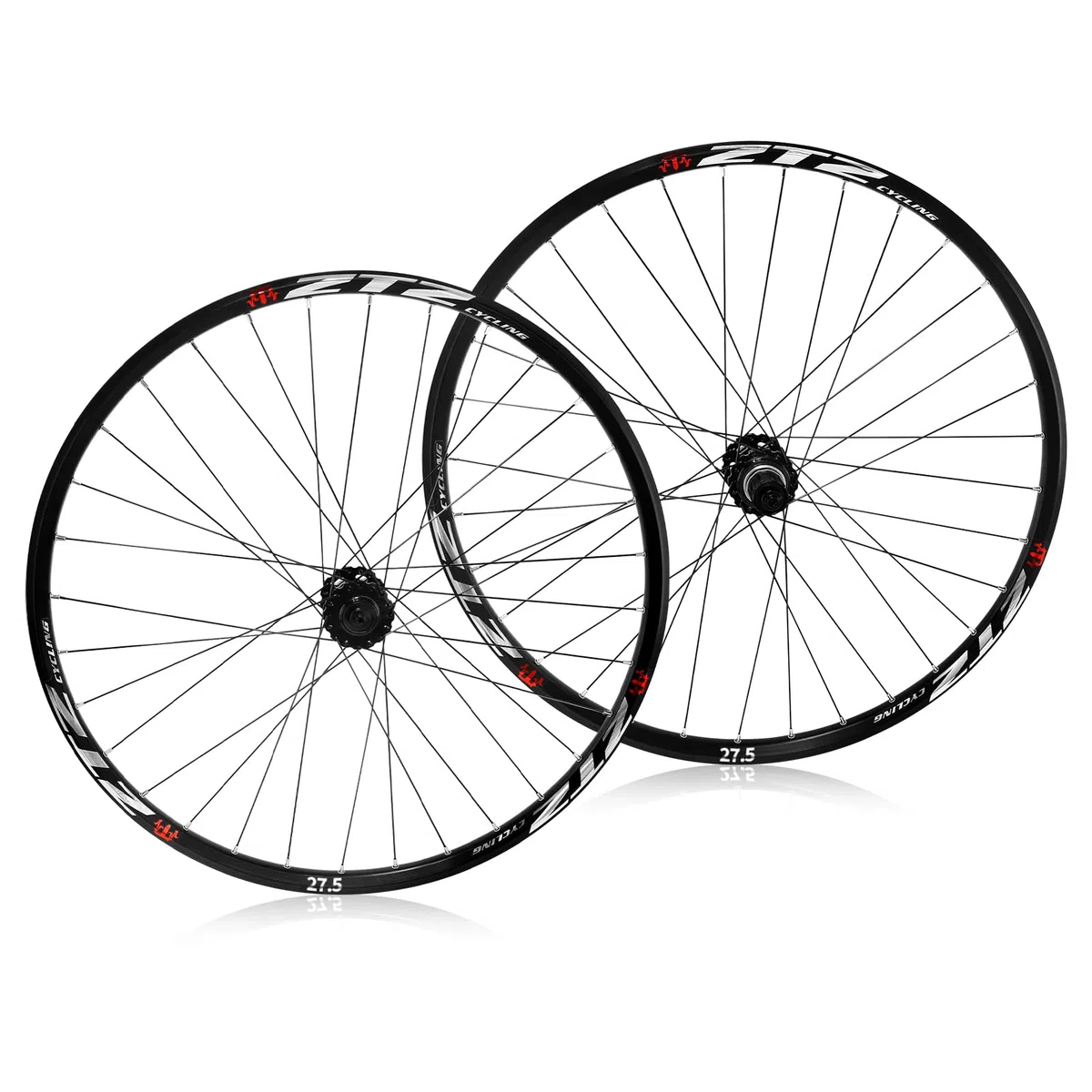 Set di ruote per mountain bike da 26"/27,5"/29" cerchi in lega di ultraleggeri 32H ad alta resistenza,set di ruote MTB con freno a disco a sgancio rapido