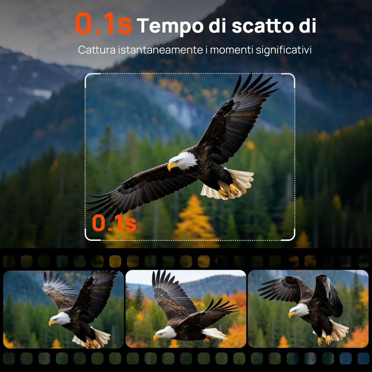 iZEEKER iG600 Fototrappola con Doppia Lente 4K 30fps 64MP, con Scheda SD 32GB, WiFi Bluetooth Fotocamera Caccia Visione Notturna Starlight Angolo di Rilevamento 120° Tempo di Trigger 0,1s IP66