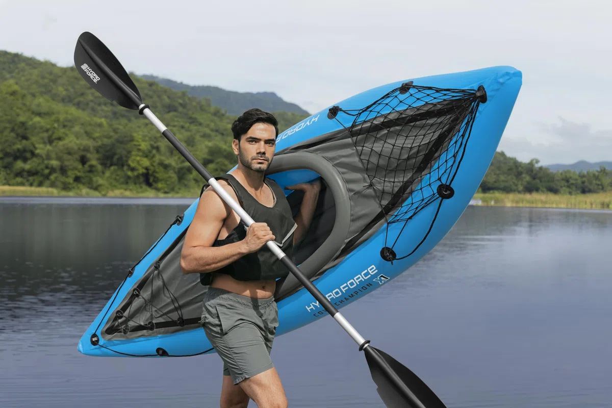 Bestway 65115-6 Kayak gonfiabile Cove Champion, 1 persona