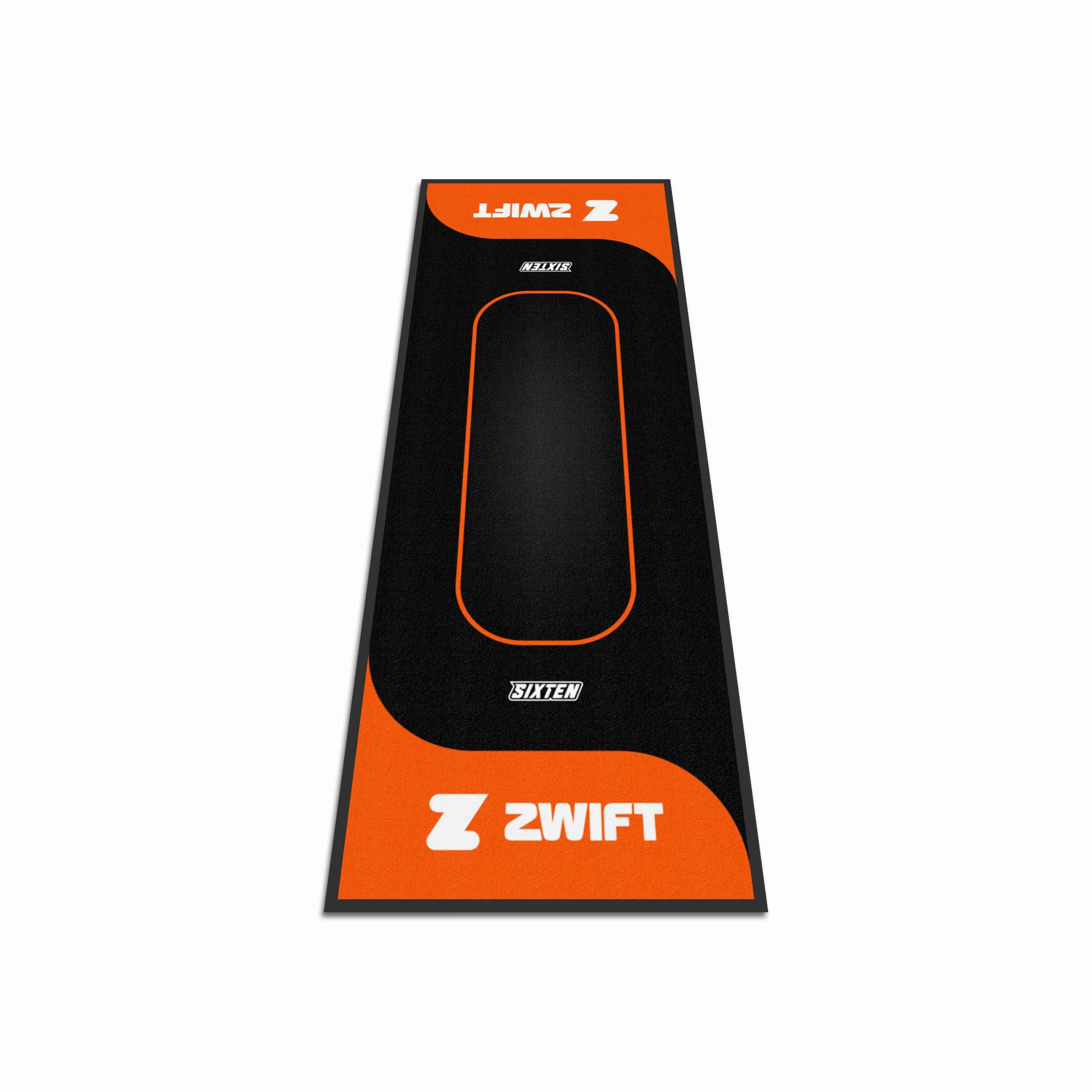 SIXTEN 65 x 180 Zwift - Tappetino per cyclette a casa, resistente alle vibrazioni e al rumore, protezione del pavimento per ciclismo indoor, durevole ed ecologico
