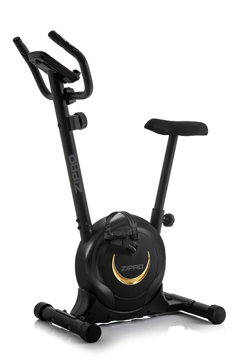 ZIPRO Cyclette da Casa con 8 Livelli di Resistenza Magnetica, Supporto per Smartphone, Schermo LCD, Sella Regolabile, Cyclette per Casa per Più Esercizi, Ciclette Professionale da Camera (One S)