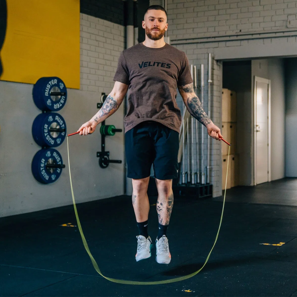 Velites - Corda per saltare ufficiale Fire 2.0 CrossFit® Games - Borsa per il trasporto inclusa - Corda per single-under e double-under