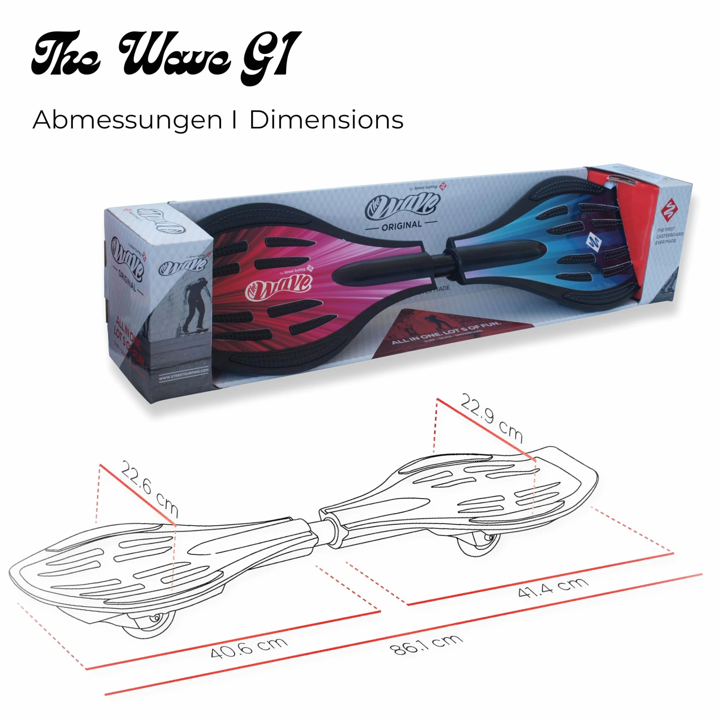 Streetsurfing Wave Board The Wave G1