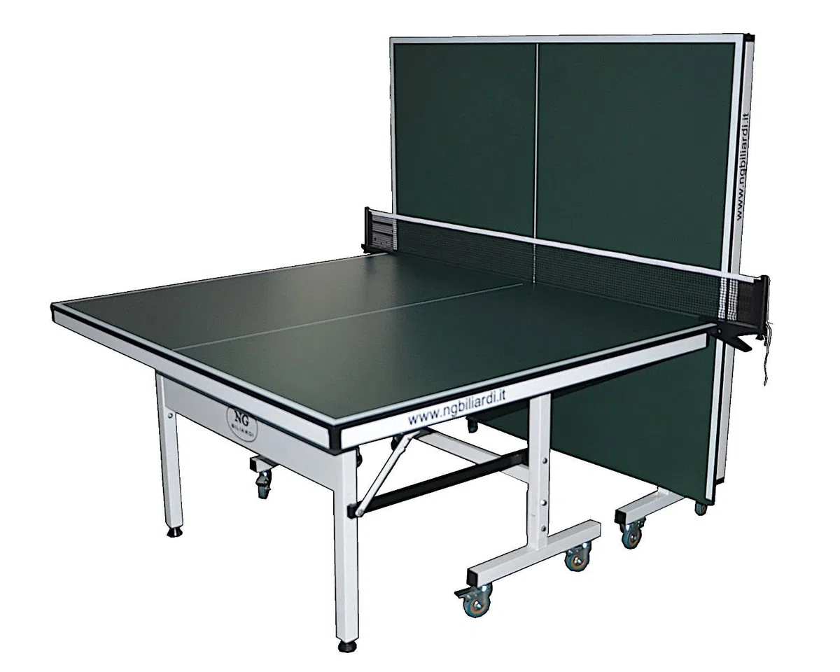 NG Biliardi Tavolo da Ping Pong Tie Break Interno (Verde) 274x152,5x76 cm