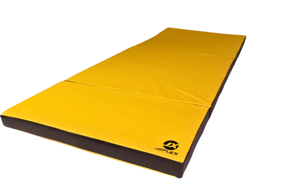 Jeflex - Tappetino pieghevole per pavimenti morbidi, 250 x 100 x 8 cm, prodotto in Germania/tappetino da ginnastica/fitness salvaspazio/tappetino da gioco per cameretta dei bambini