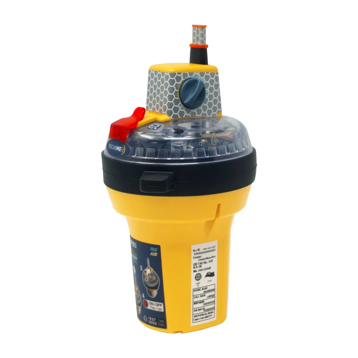 Ocean Signal rescueME EPIRB3 con staffa manuale Categoria 2 – AIS, app mobile, Return Link Service (702S-03932).