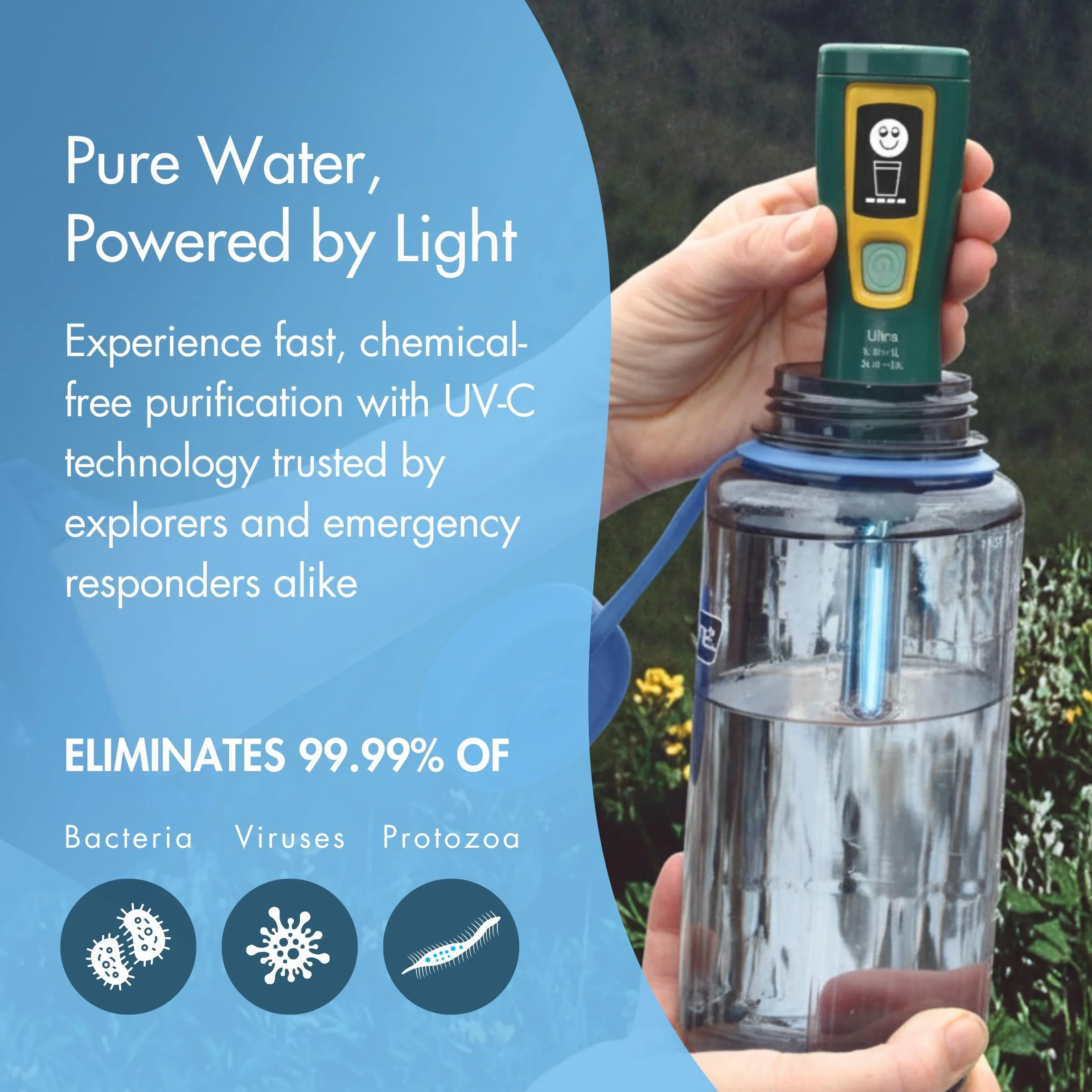 Steripen Ultra - Secchio d'acqua