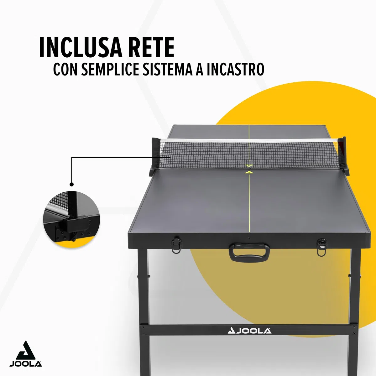 JOOLA Midsize FA-X - Tavolo da ping-pong compatto per interni