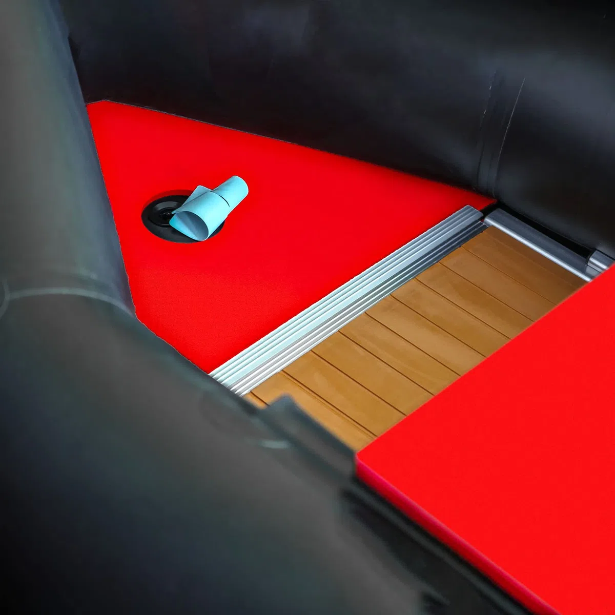 BOUDECH Sparrow 360 - Gommone 360X150Cm con 4 Camere d'Aria E Pavimento in Legno Sintetico