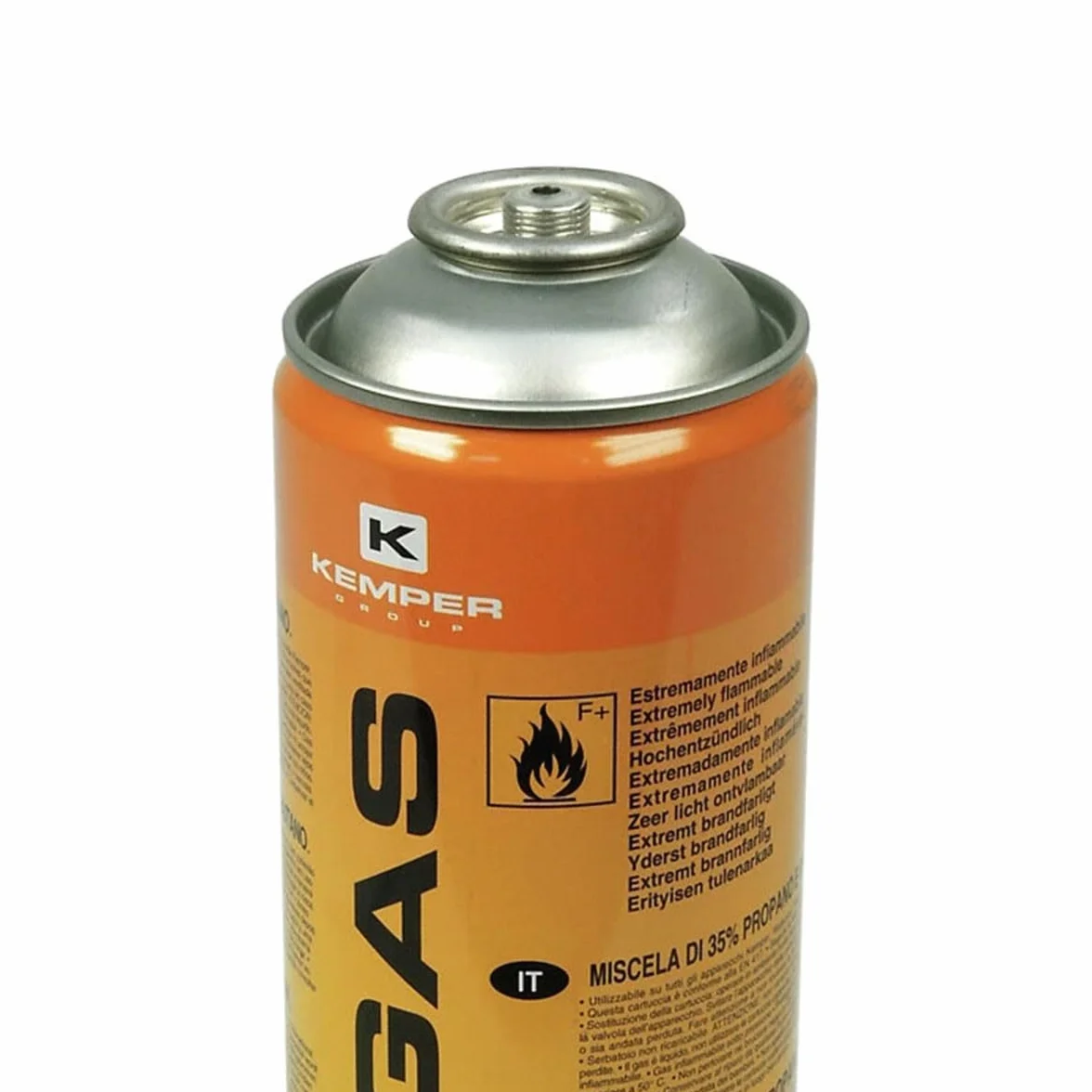 KEMPER - Cartucce di gas 330g Confezione da 6 Bombole Butano propano 600ml Bombola di gas universale con valvola 7/16