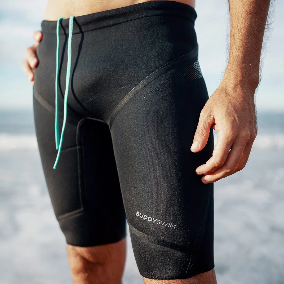 Pantaloncini Uomo e Donna Galleggiante in Neoprene per Il Nuoto in acque libere 5/3 mm. Shorts Uomo di Isolamento dal Freddo per Immersioni, Scuba Diving, Surf e lavori in Acqua.