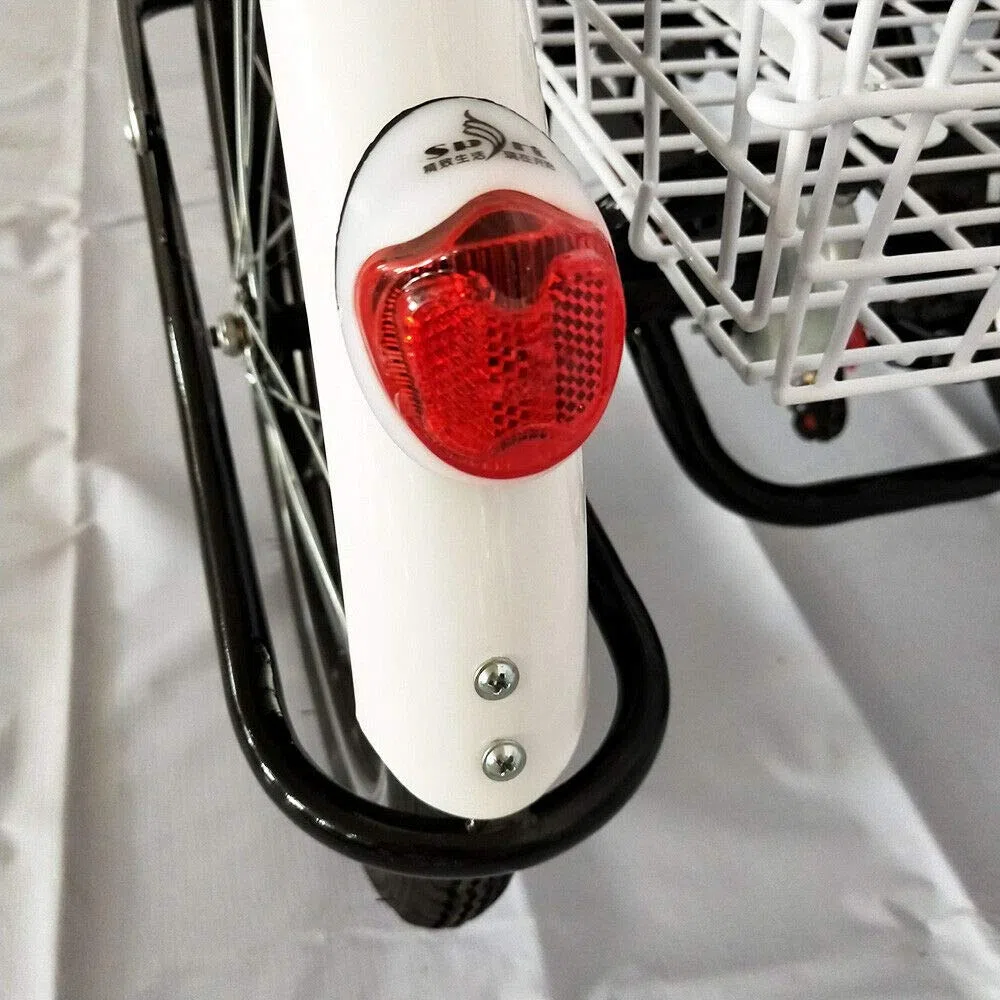 Monociclo a 3 ruote da 20" per adulti, triciclo Cruise con cestino
