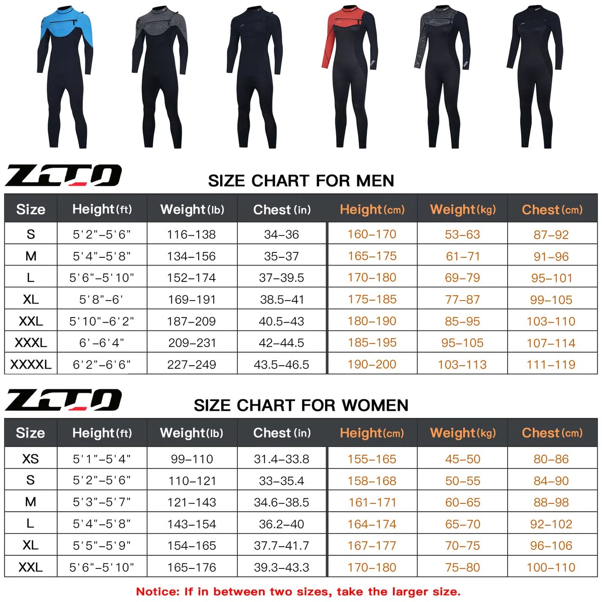 ZCCO Muta da uomo e donna in neoprene, 3 mm, costume da bagno termico, per uomo e donna, lunga per surf, pesca a lancia, immersioni, snorkeling, kayak