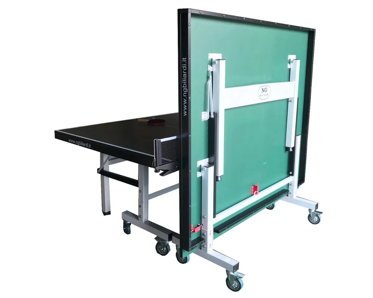 NG Biliardi Tavolo da Ping Pong Smash Interno (Verde) 274x152,5x76 cm