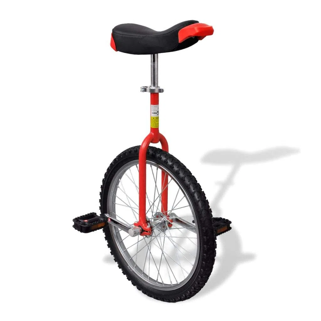 Tidyard Monociclo Adulti Regolabile Rosso 16/20 Pollici