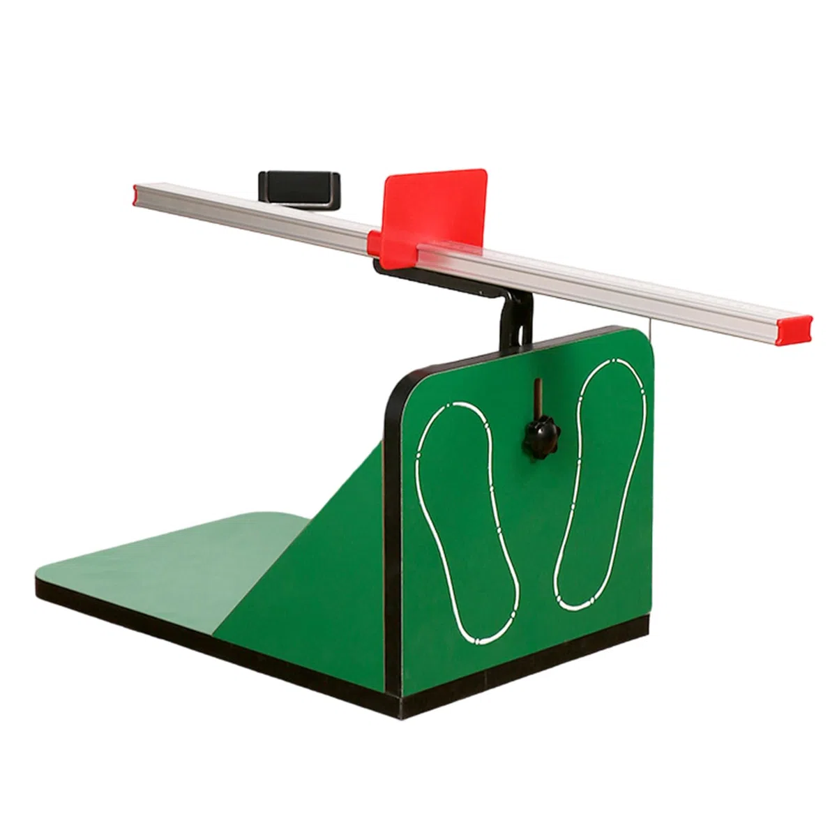 Flexibility Sit and Reach Box – Dispositivo di prova in lega di alluminio, barra di misurazione regolabile, strumento portatile per il fitness a scorrimento fluido | Costruzione leggera e resistente