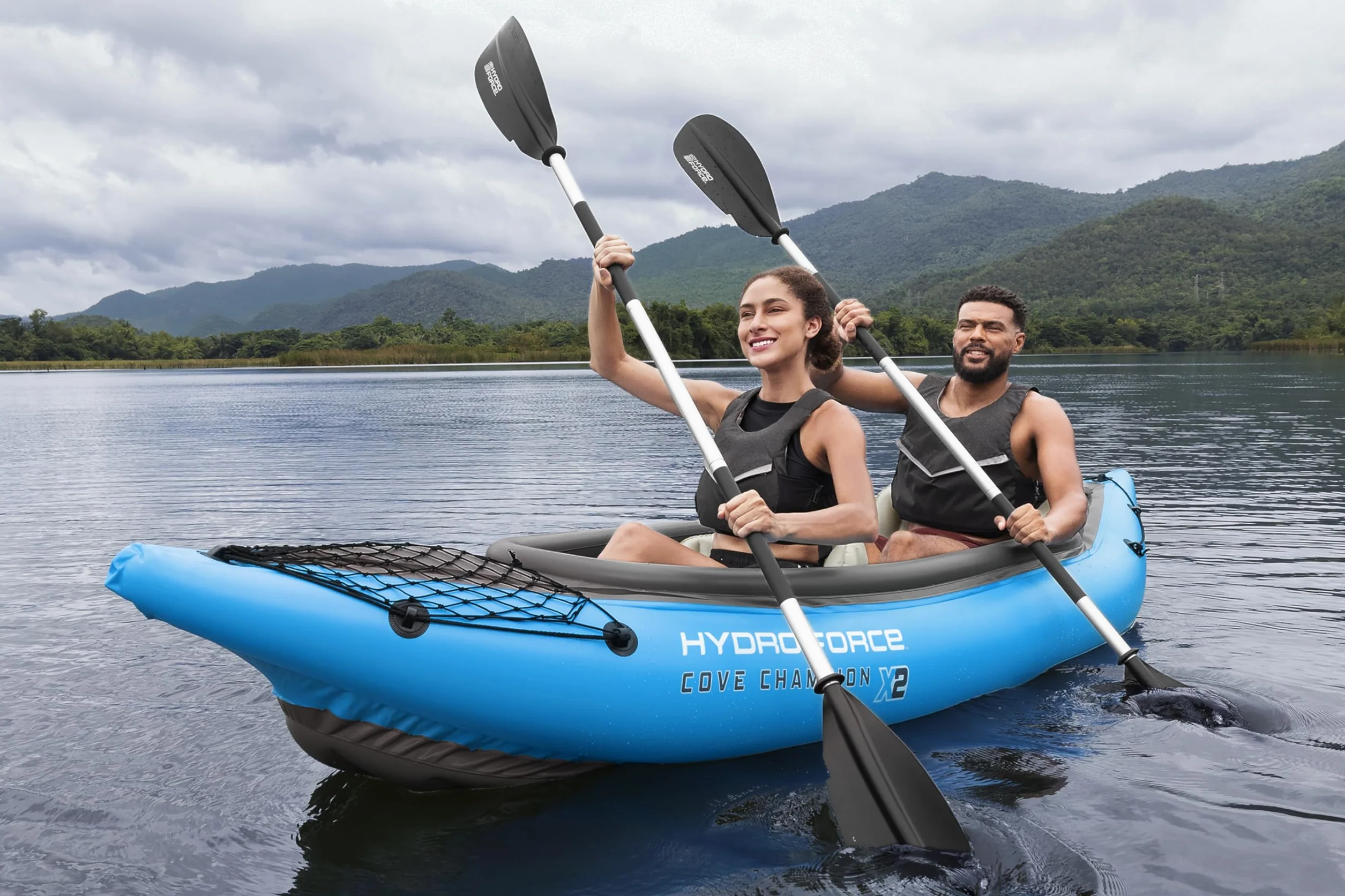 Bestway 65131 - Hydro-Force Kayak X2 Cove Champion 3,31 m x 88 cm Unisex Adulto