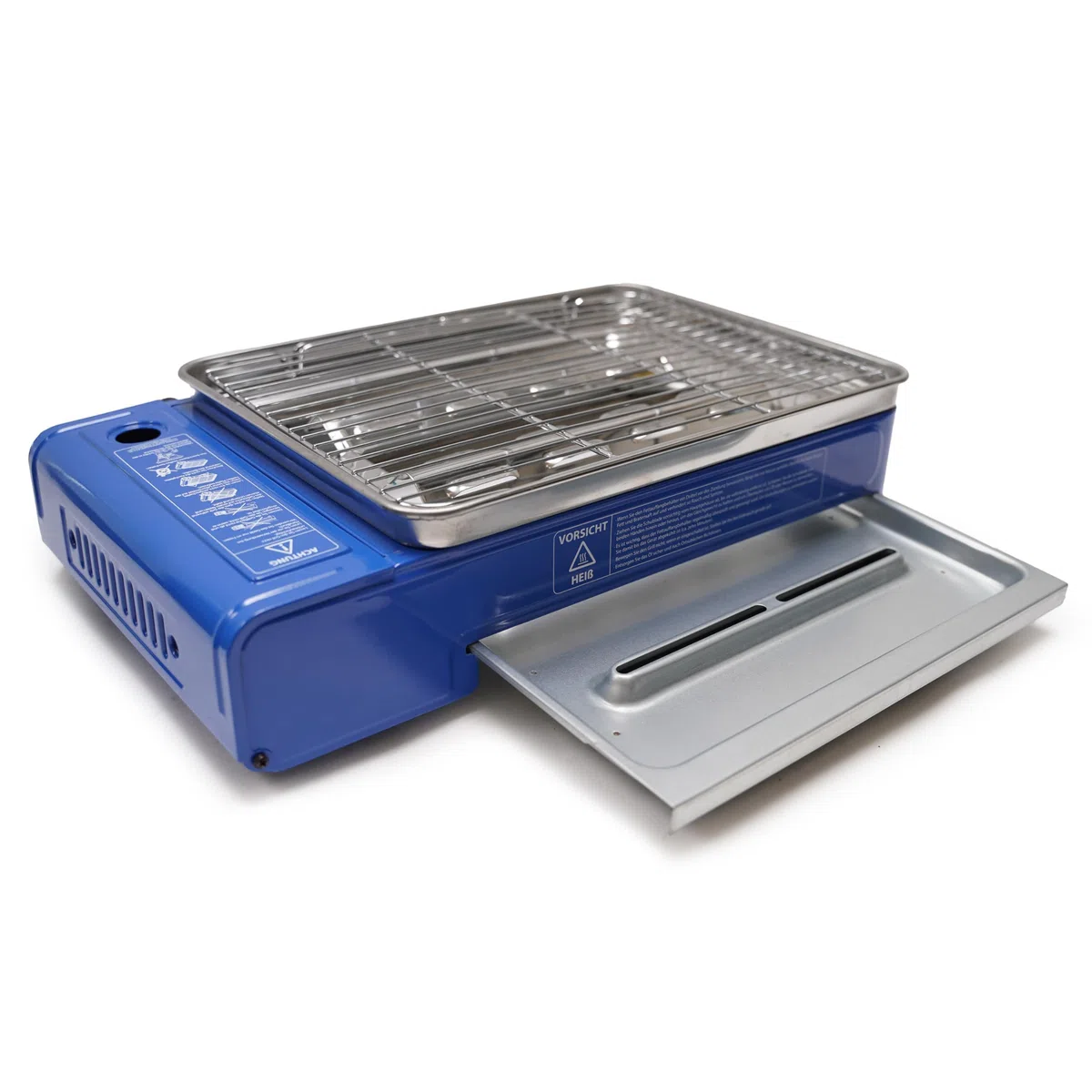 Evergrill Griglia da campeggio a gas butano - incl. 12 bombole di gas - Barbecue a gas - Cucina da campeggio - Griglia da tavolo - Barbecue da tavolo