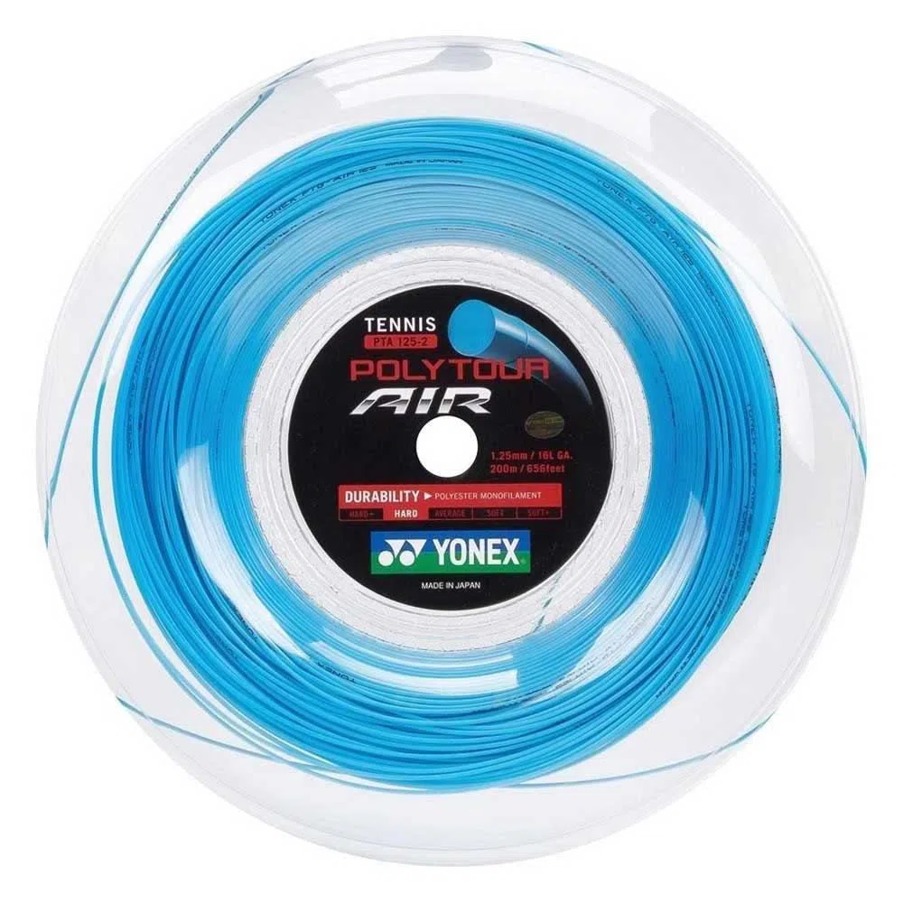 YONEX Poly Tour Air Rotolo di Corde 200m Saitenstärke