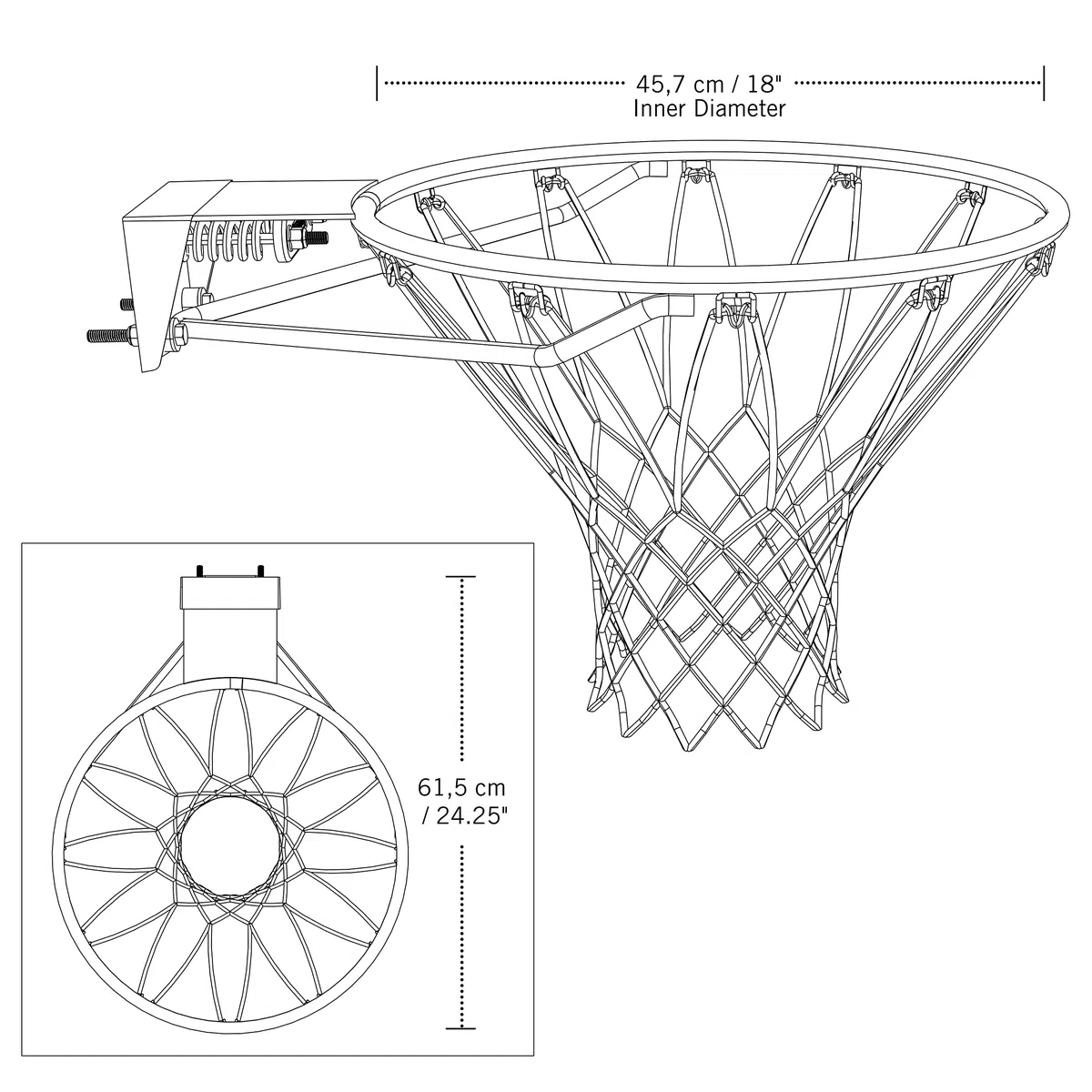 Lifetime Slam-it Basketball Rim