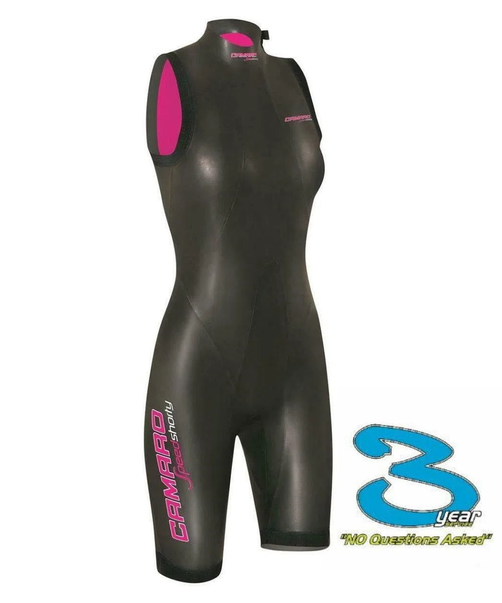 Camaro velocità Shorty Triathlon Muta Donna