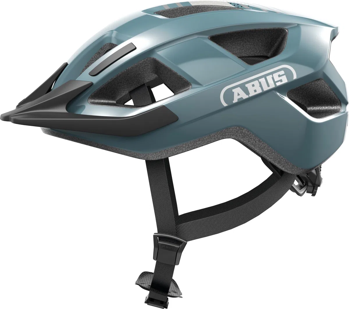 ABUS Aduro 3.0 LED Casco da bicicletta - casco sportivo da città dal design elegante per l'uso quotidiano e le escursioni sportive - con luce posteriore - per uomo e donna