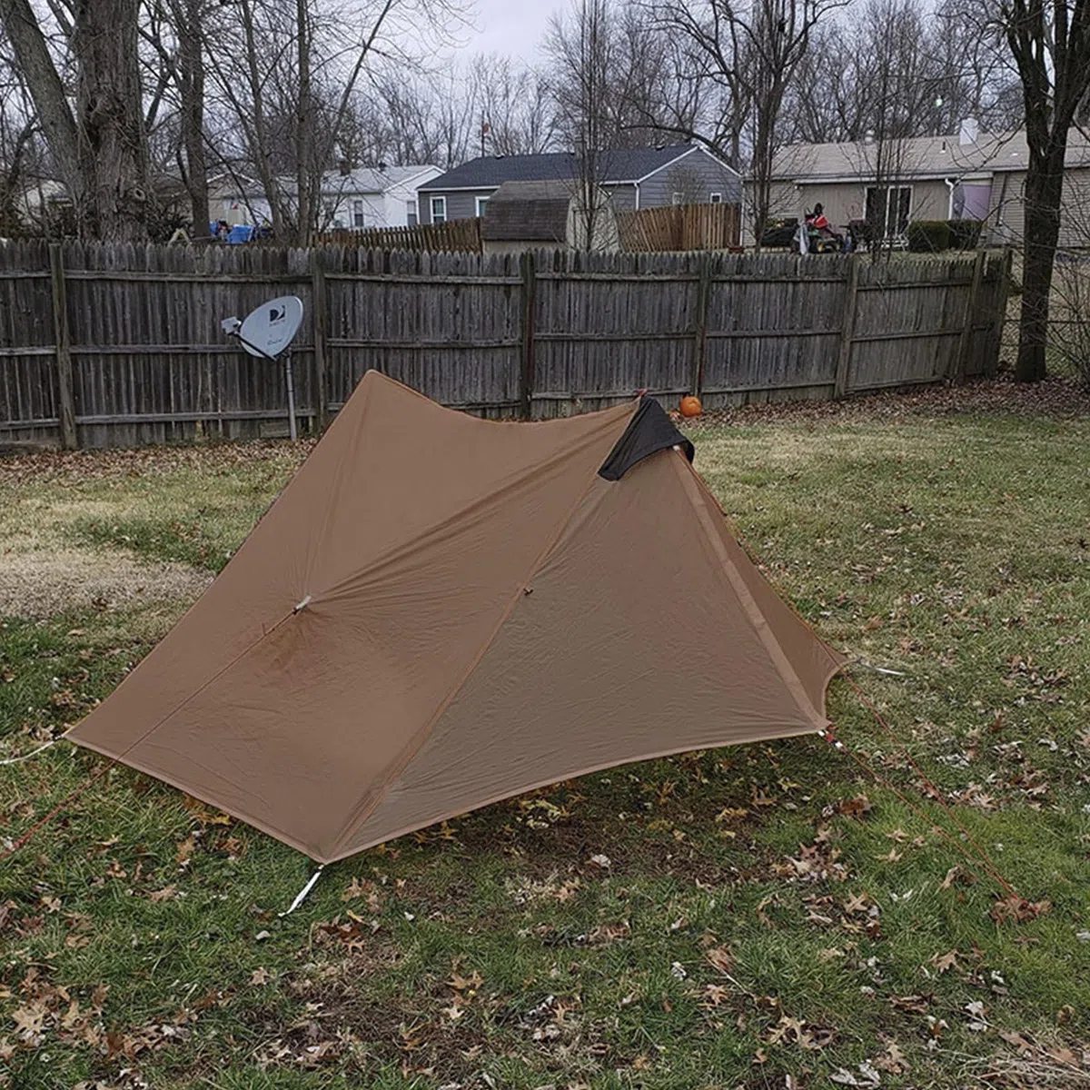 3FULGEAR Lanshan - Tenda da campeggio ultraleggera per 2 persone, 3/4 stagioni, professionale, in silnylon 15D, senza asta, per campeggio, arrampicata, escursionismo