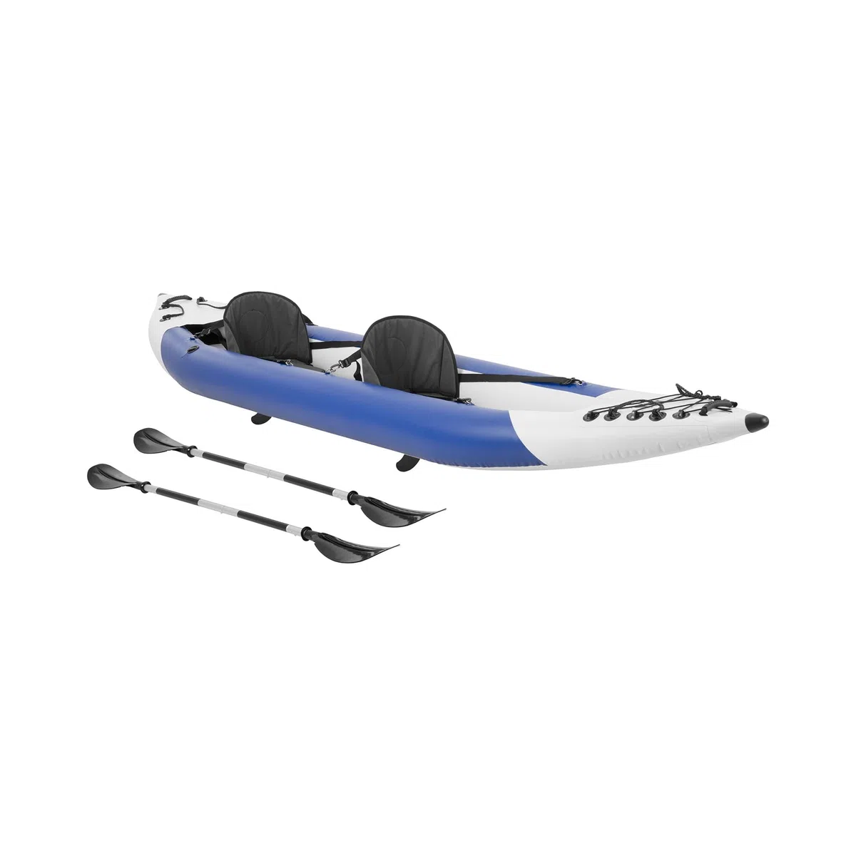 MSW Kayak gonfiabile 2 posti Kayak e canoe gonfiabili Set completo con pagaia, sedile e accessori 180kg