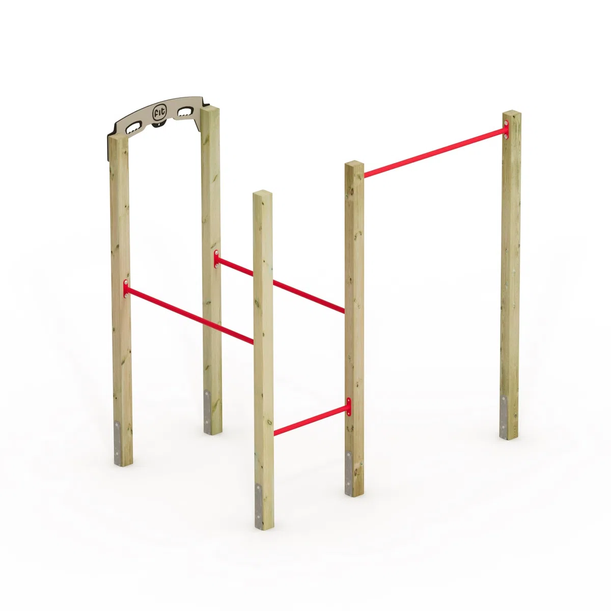 Wickey Attrezzo fitness – Fit Base 510 – Outdoor Palestra Palestra per casa, arrampicata e sport per ragazzi e adulti in giardino con barra per trazioni