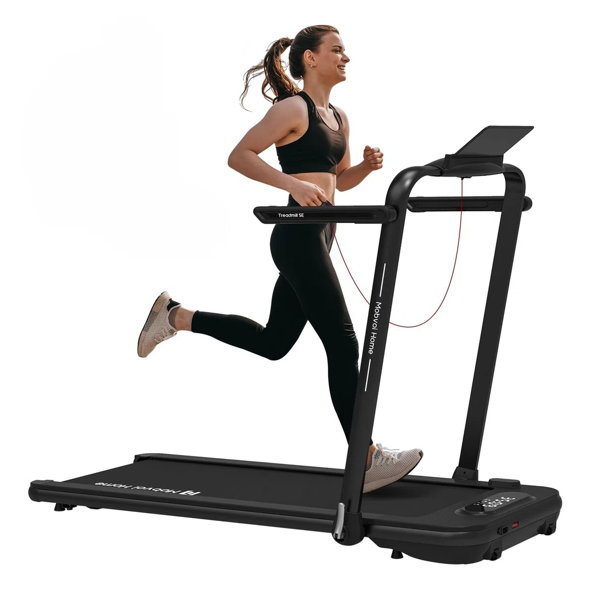 Mobvoi Home Treadmill SE Tapis Roulant AI Intelligente Elettrico 1-12km/h Pieghevole 3 in 1 Tappetino da Passeggio Portatile Compatto da 2,5 HP con Display LED Telecomando TicSports APP 120 kg