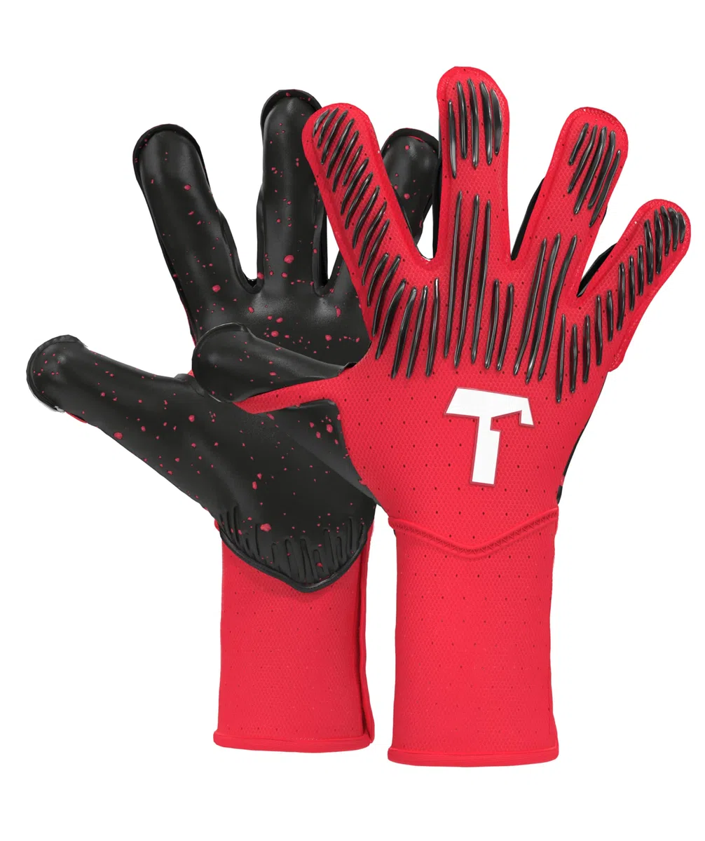 T1TAN Rebel Guanti da portiere - guanti da portiere di calcio - con protezione per le dita