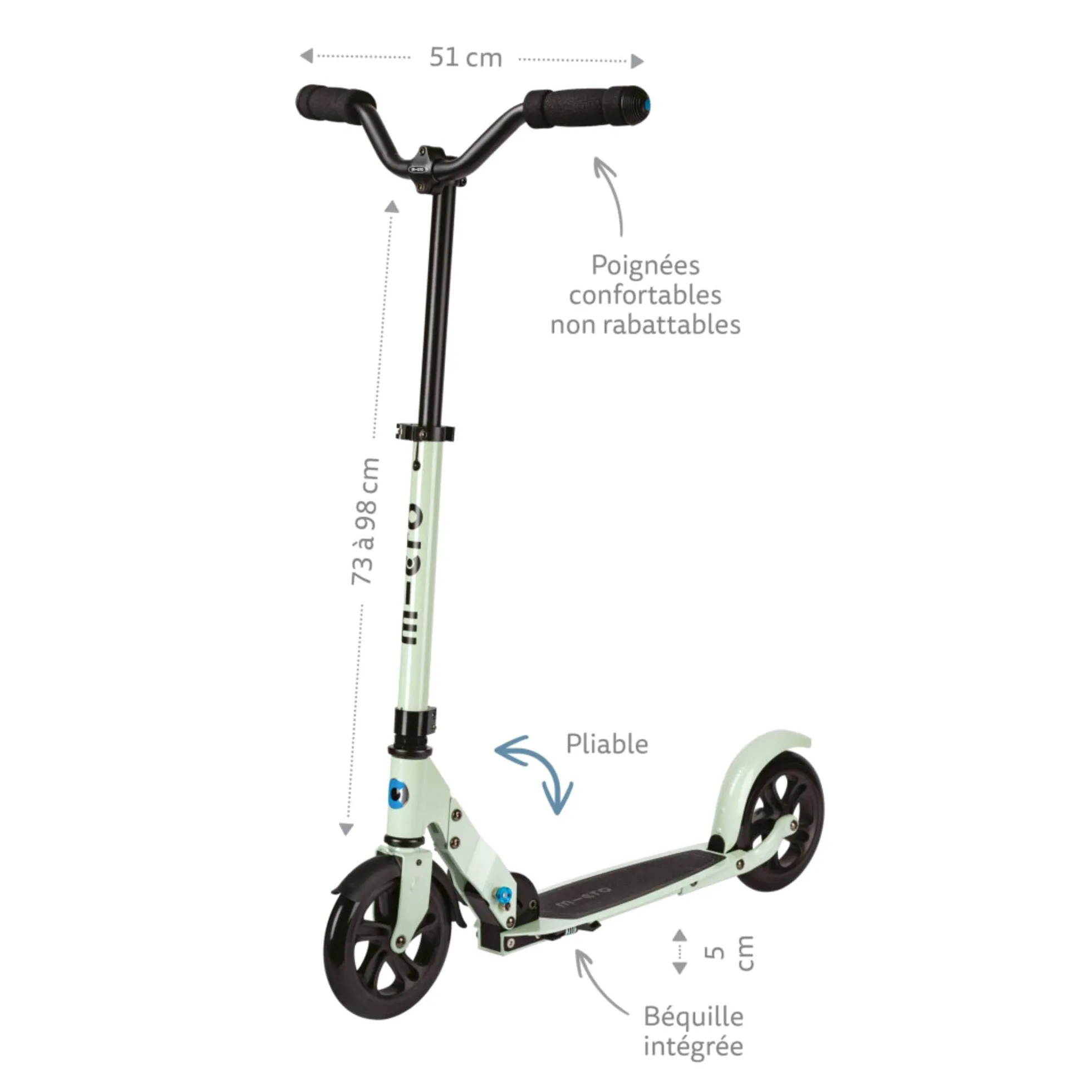 Micro Scooter | Micro Speed Deluxe Scooter per adulti | Veloce e pieghevole | City Commuting