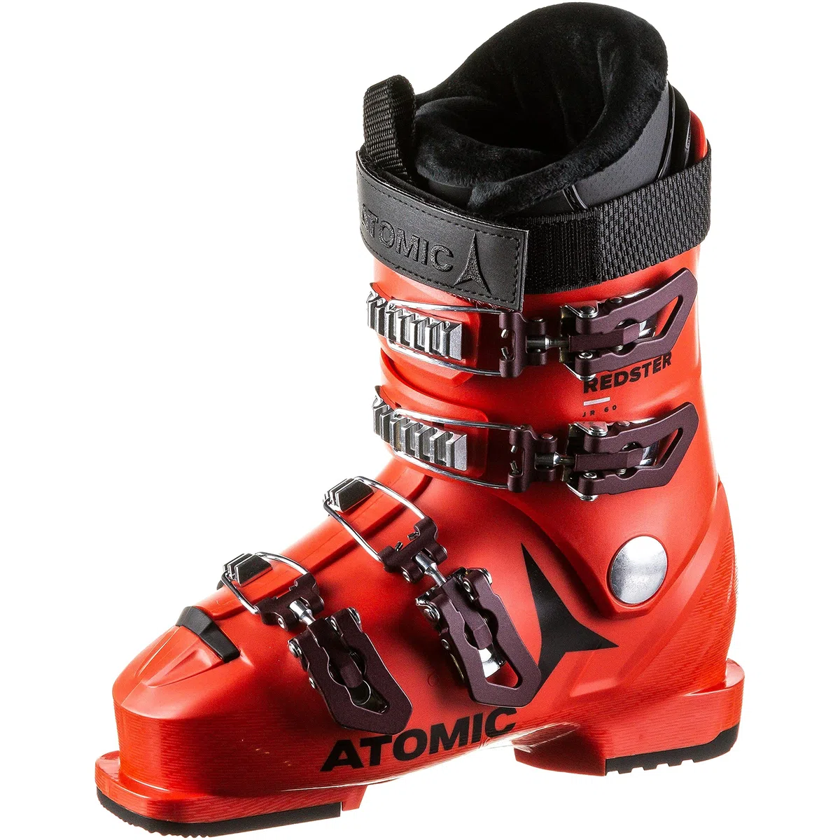 Atomic Redster Jr 60 Red/Blac, Scarponi da sci Unisex bambini, rosso/nero, 34 EU