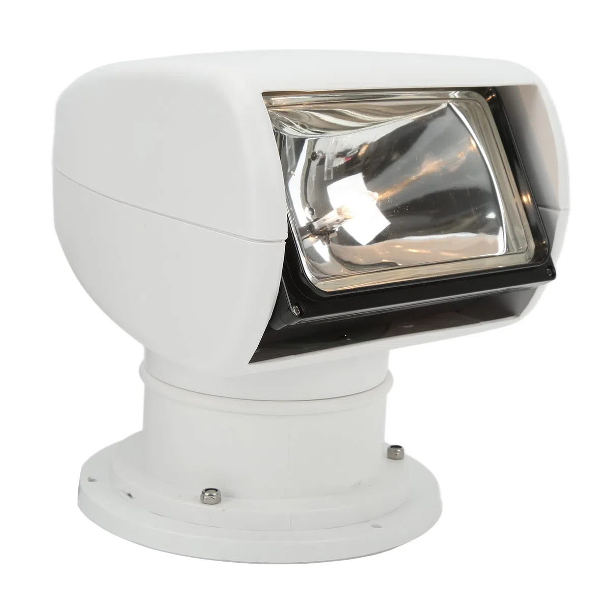 Faretto Telecomandato per Barca, Faro Telecomandato Girevole a 360 Gradi IP67 Impermeabile 100 W per Yacht Camion Auto Marine (DC12V)