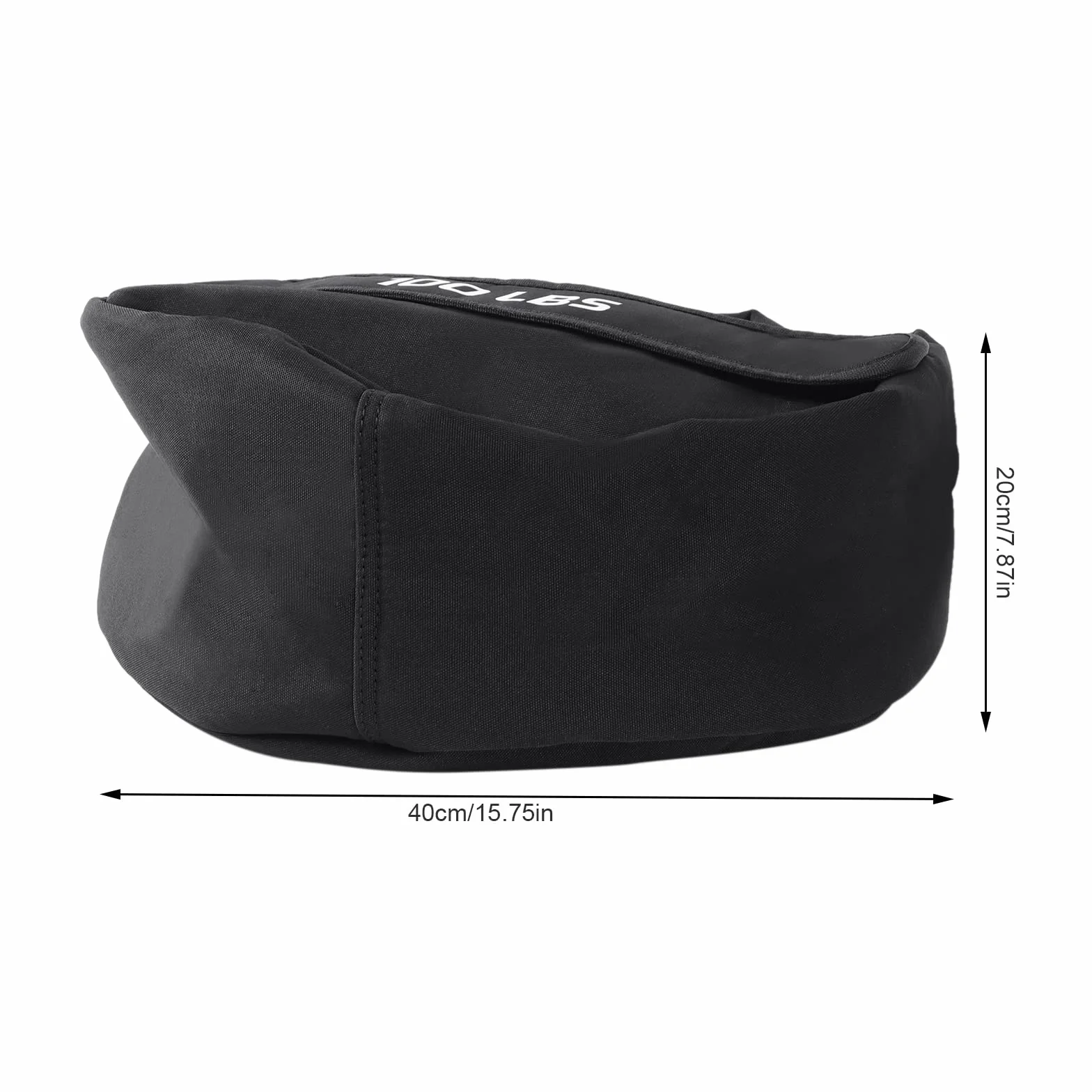 Sandbag 30 – 45 kg, sacca per fitness, sacco per allenamento con la forza, per sollevamento pesi, in poliestere, con manico allargato