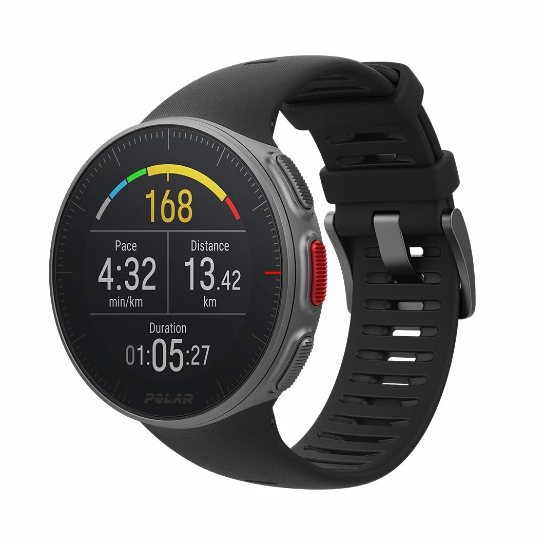 Polar Vantage V Premium Smartwatch con GPS, Misurazione della Frequenza Cardiaca dal Polso, Adatto a Running, Nuoto, Bici e Qualsiasi Altro Sport - Controllo Musica, Meteo, Notifiche Telefoniche