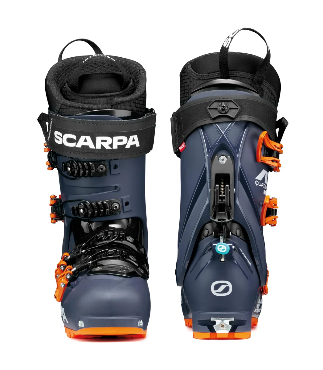 SCARPA 4-Quattro GT 110 Flex Freeride Alpine Touring Hybrid Scarponi da sci con GripWalk per sci alpinistico e downhill