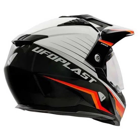 UFO PLAST CASCO ARIES BIANCO/NERO M