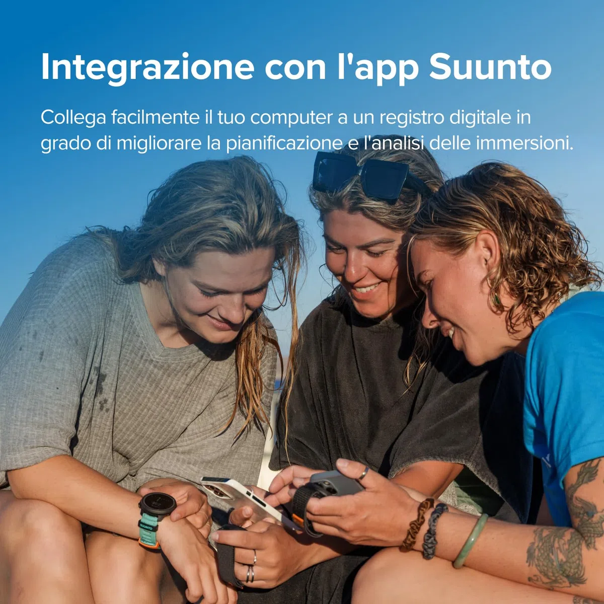 SUUNTO Nautic S Computer Subacqueo, Schermo AMOLED, 60 Ore di autonomia in Immersione, Impermeabile Fino a 80 Metri, GPS Integrato, mappe Offline, letture Gas Wireless, App Suunto