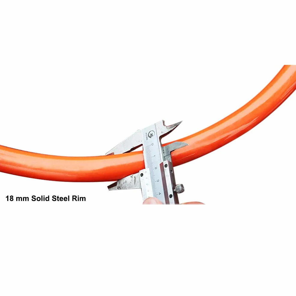 Aoneky Canestro da Basket da Muro Φ45 cm, con Rete in Nylon e 2 Molle a Compressione, Anello in Acciaio Massiccio da 18mm, Tabellone per Allenamento di Basket Interno e Esterno