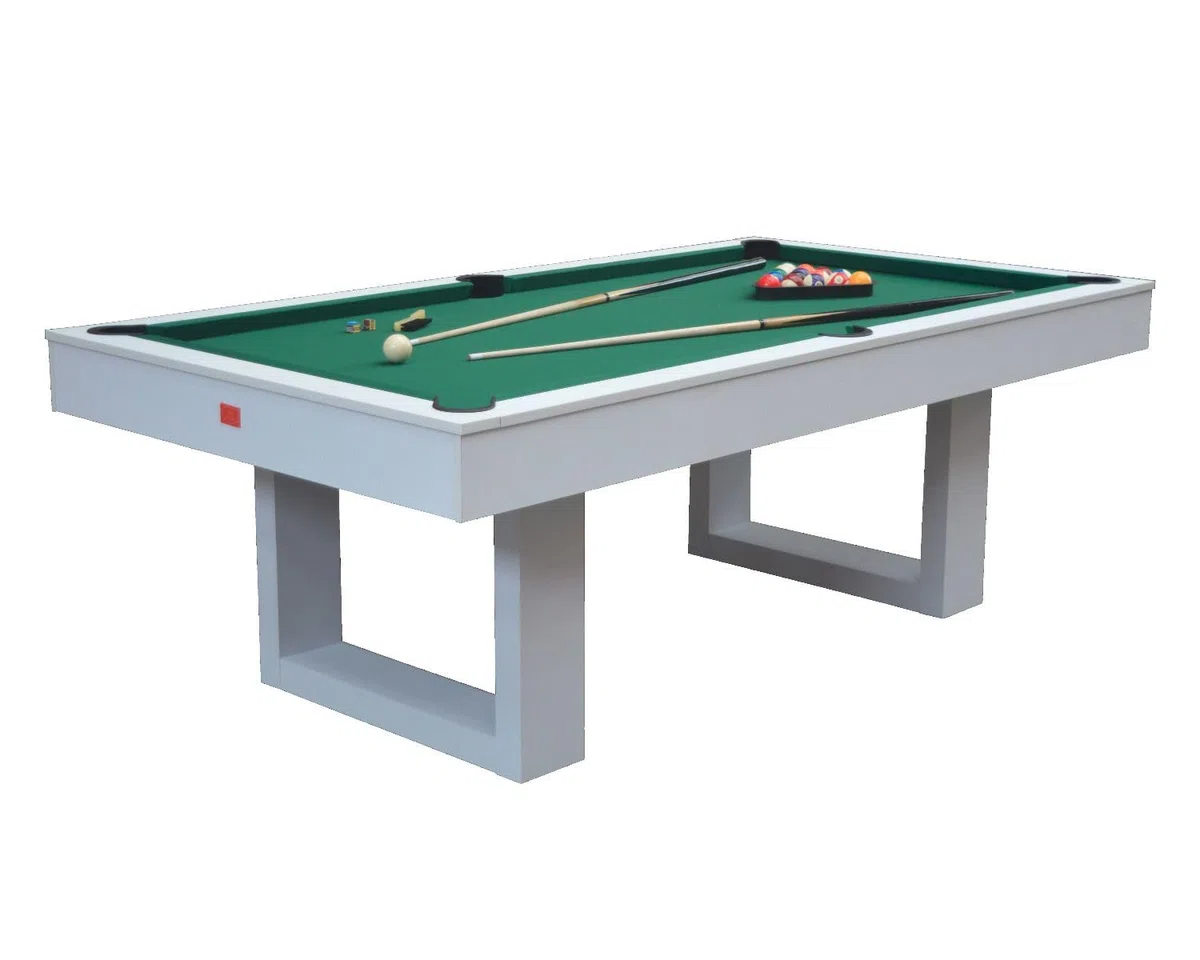 Biliardo Tavolo SENECA 3 in 1 - (226x125x82 cm) - Diventa Tavolo da Pranzo e Ping Pong - tutti accessori per i giochi inclusi