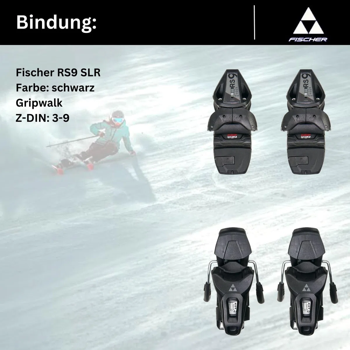 Fischer Aspire SLR Sci alpini Carving da donna On-Piste-Rocker con attacco RS9 SLR Z3-9 modello 2024 Sci fuoristrada Adatto per principianti e avanzati